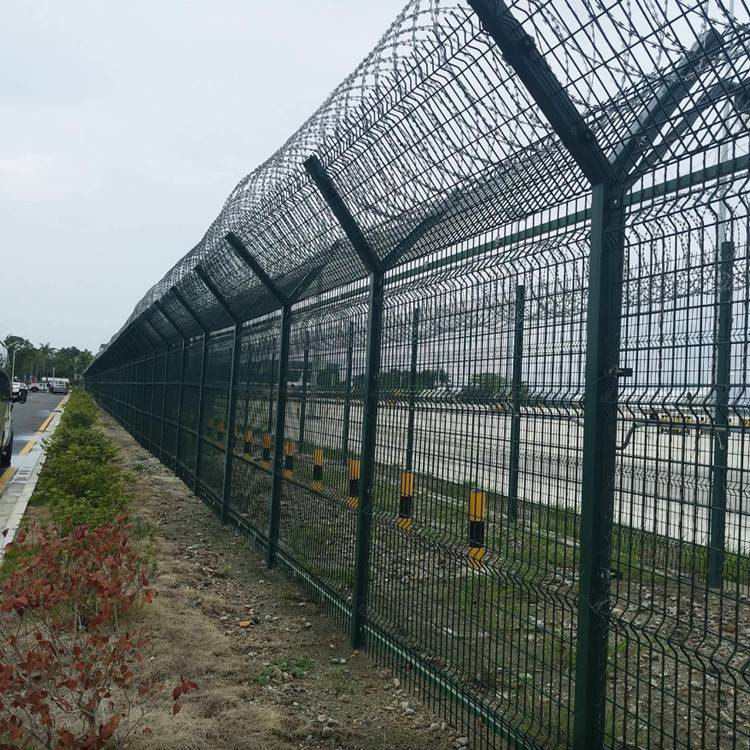 民用機場鋼筋網(wǎng)圍界施工